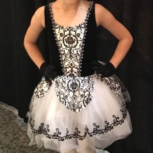Girls’ dance competition costume